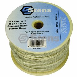 200'Diamond Braid Starter Rope / #4-1/2 Diamond