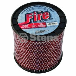 Silver Streak Trimmer Line / Fire .130 3 lb. Spool