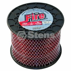 Silver Streak Trimmer Line / Fire .155 5 lb. Spool