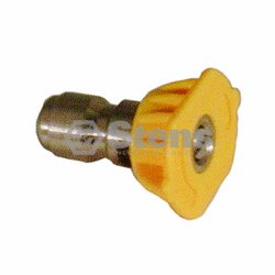 Quick Coupler Nozzle / 15 Degree, Size 5.5, Yellow