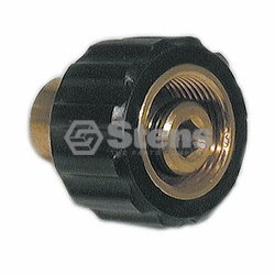 Twist-Fast Coupler / 1/4" F Inlet;22mm X 1.5 F Out