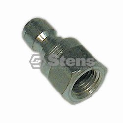 Quick Coupler Plug Female / 1/4" Pl Steel, Female, 5000 PSI