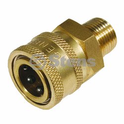 Quick Coupler Socket / 3/8" Male Brass