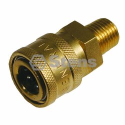 Quick Coupler Socket / 1/4" Male Brass