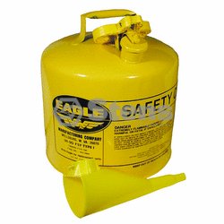 Metal Safety Diesel Can / Eagle 5 Gallon With Funnel